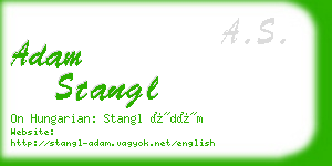 adam stangl business card